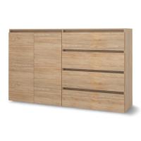 ВЕНСЕН Комод 4 ящика 2двери / Сонома