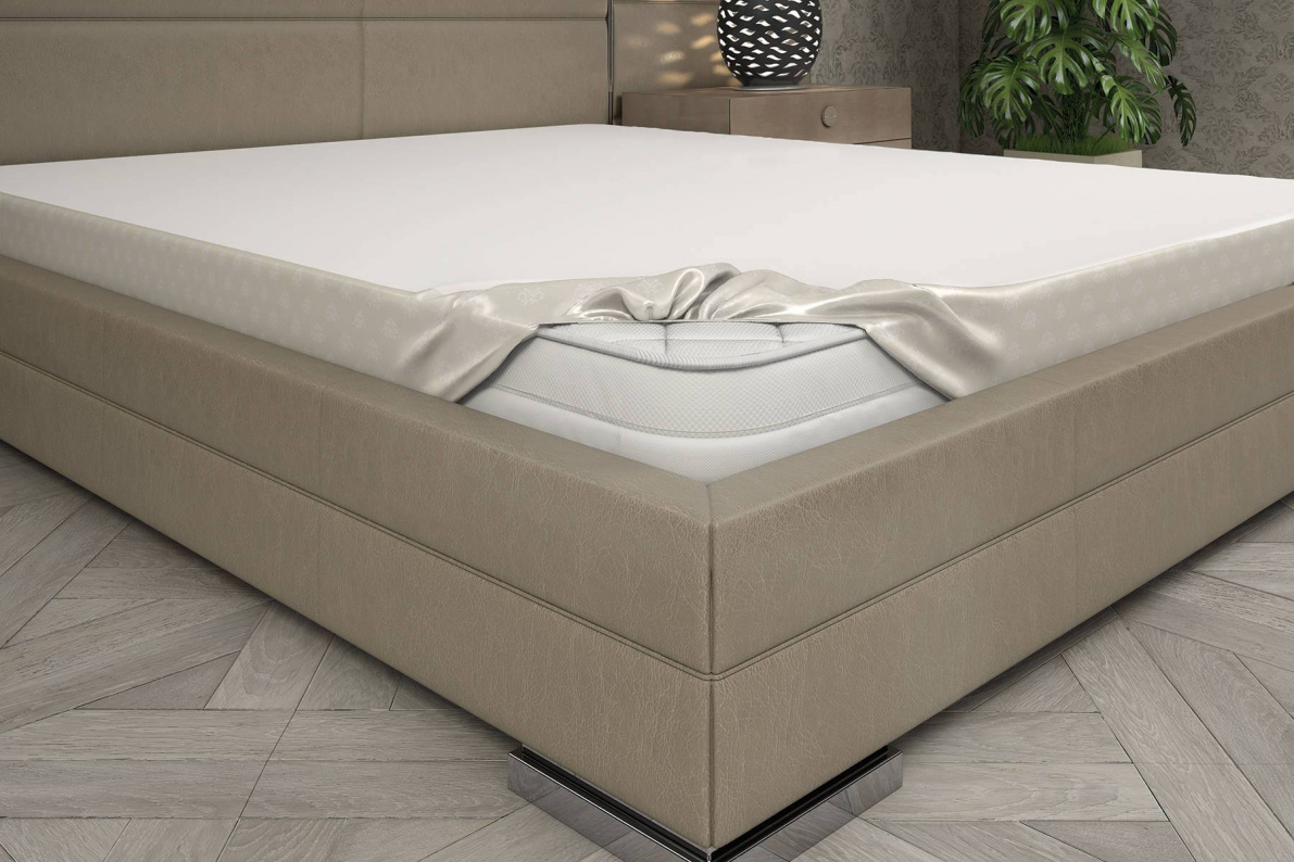 Наматрасник -Аквастоп  белый 160*200 см матрас до h30см