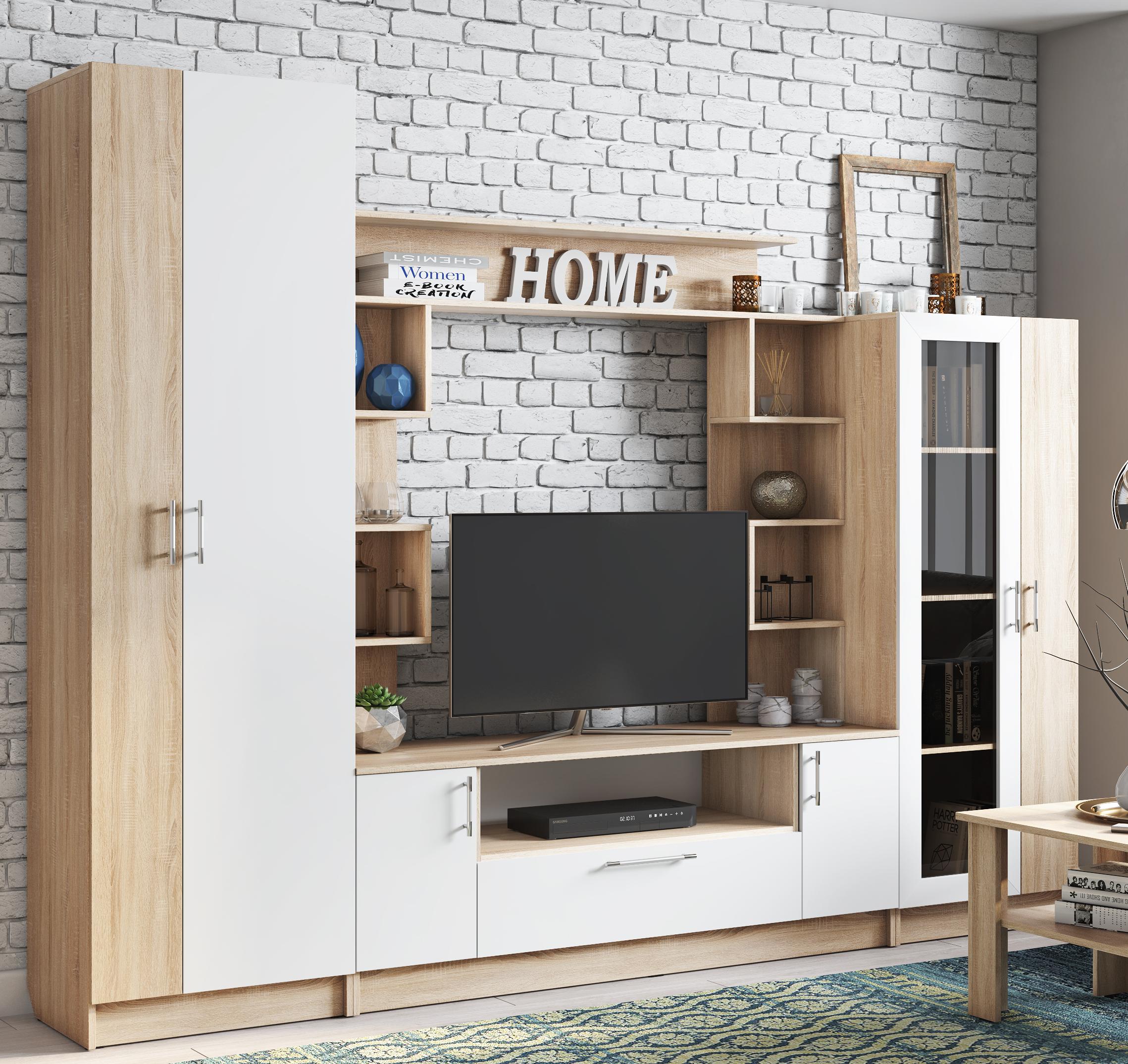 Горка Г-7 Белый/корпус Дуб сонома