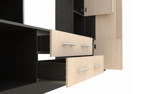 Стенка для гостиной Октавия Дуб Феррара/Дуб Кремона