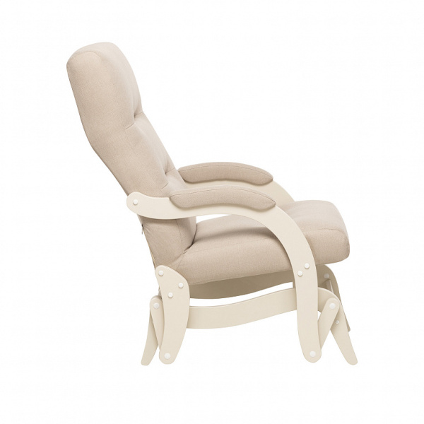 Кресло-маятник Leset Дэми (слоновая кость/ткань Malmo 05)