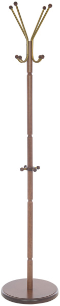 Вешалка напольная Leset Галант-1 (орех)