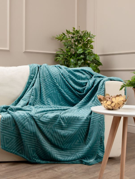 Плед Texrepublic фланель тиснёный 150*200 АРТ.93374