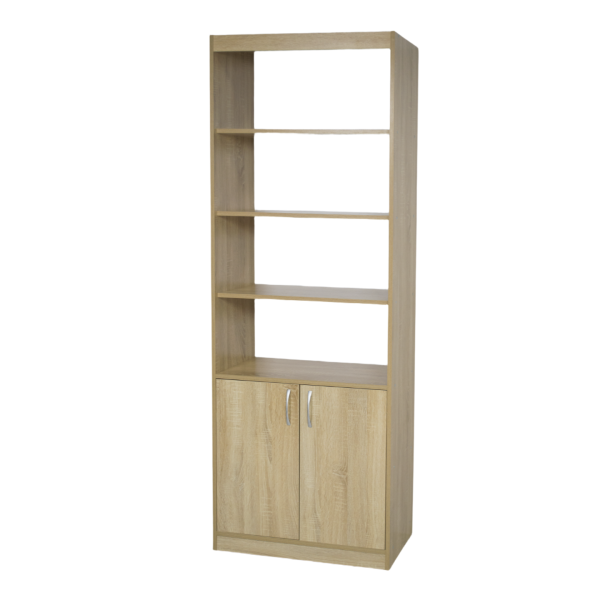 Стеллаж СС 04-01с дверями/700/сонома