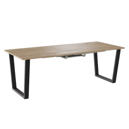 Стол АТЛАНТ 09 1620(+600)*950 Дуб небраска