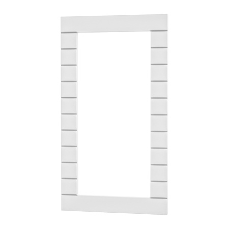 Фасад БЕЛЫЙ ГЛЯНЕЦ 400 СТЕКЛО