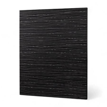 Фасад  ЧЕРНЫЙ СТРАЙП 600 для посудомоечной машины 