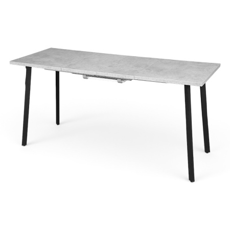 Стол ТИТО 96(156)*60Бетон Чикаго светлый/Черный