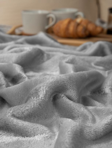 Плед Texrepublic фланель однотон страйп 150*200 94357