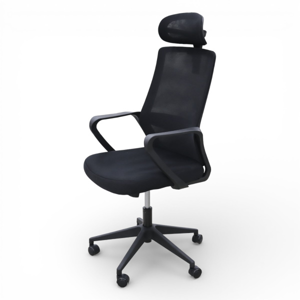 Кресло офисное 8387H-BK ткань YKX-615-1-FX,