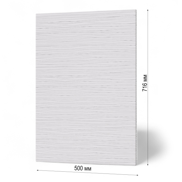 Фасад БЕЛЫЙ СТРАЙП 500 