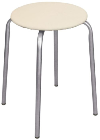 Табурет Эконом круглая Бежевый