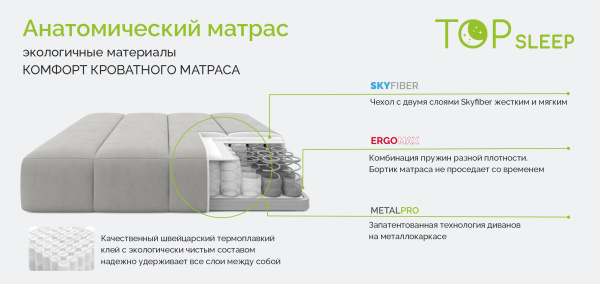 Диван "Лерой" Сандра Romano cloud