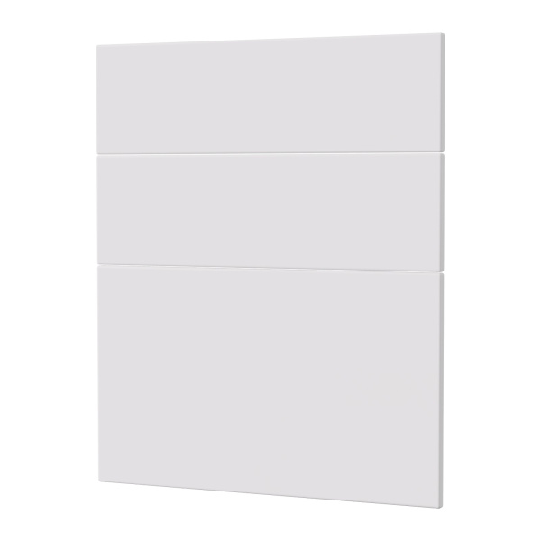 Фасад БЕЛЫЙ МАТОВЫЙ 3 ящика 600