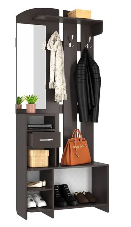 Прихожая Мила, 800х330х1950  Венге