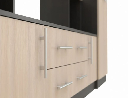 Стенка для гостиной Октавия Дуб Феррара/Дуб Кремона