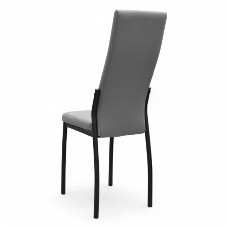 Стул Лорд Ромб (Черный, к/з Серый 800м)