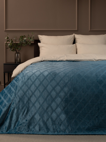 Плед Texrepublic фланель тиснёный 200*220 АРТ.93389