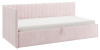 Кровать Твикс  (Тахта)  с подъёмным механизмом 90х200 см нежно-розовый(велюр)