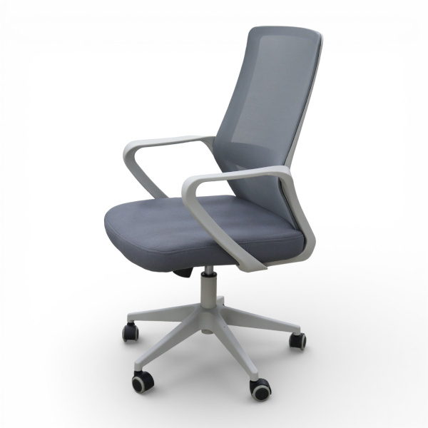 Кресло офисное 8325M-GR Серый нейлон каркас/сетка.Черный газлифт