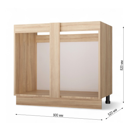 НОВА Корпус стола углового 900 / Дуб сонома