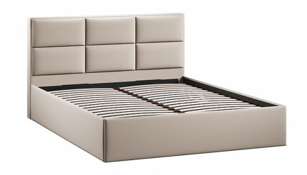 Стелла Кровать 1600*2000 с ПМ Велюр Confetti Cream