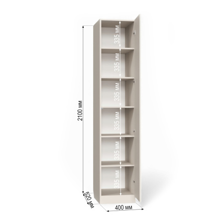 Шкаф Лофт 1дв д/белья 