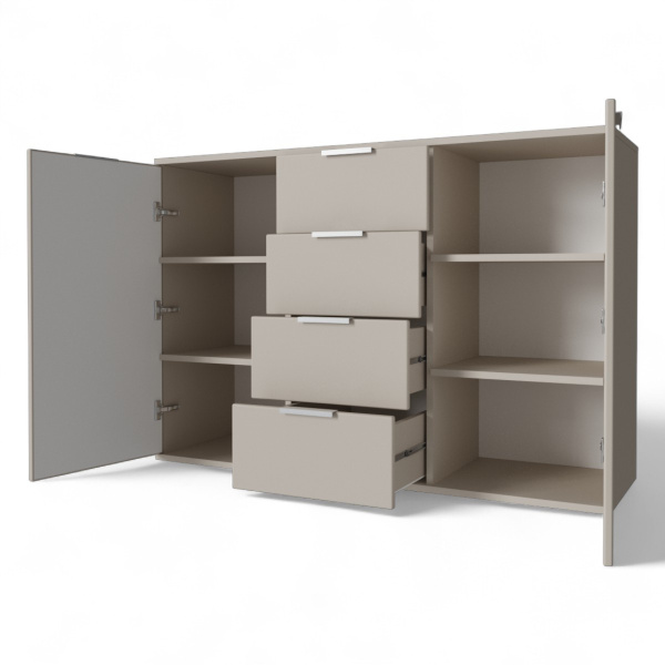 Сен-Дени Комод 1300 Кашемир/МДФ Дуб Латте