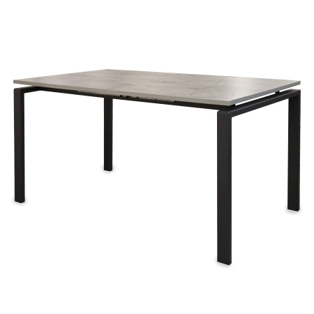 Стол Ареа,1400(+400)*800, металл БЕЛЫЙ+пластик (Бискайская сосна) B2