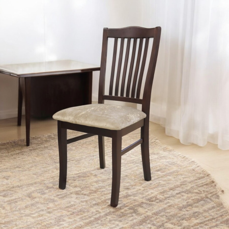 Стул  Уют М темный орех,ткань Катания 03(Светло-коричневый)