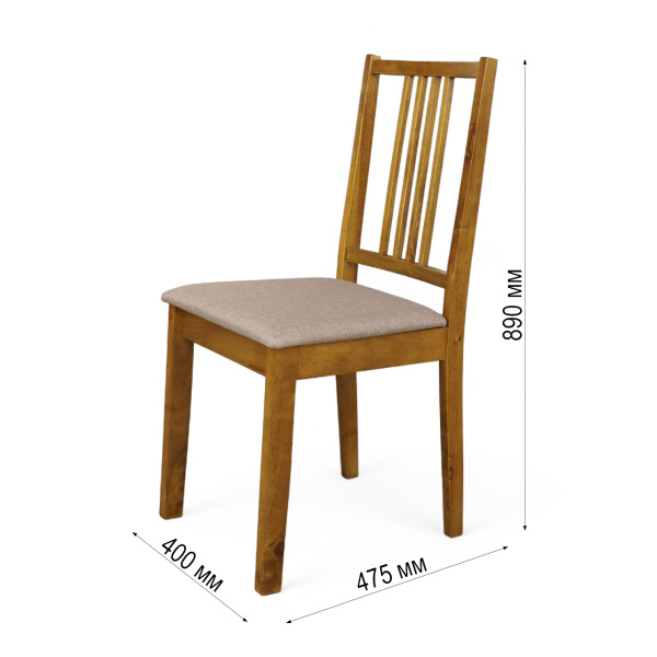 Стул Монтерей -SW00384 Серый/ Античный Дуб