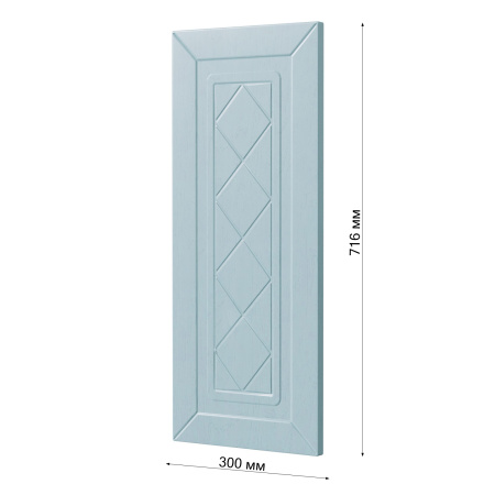 Фасад РОМБ голубой 300