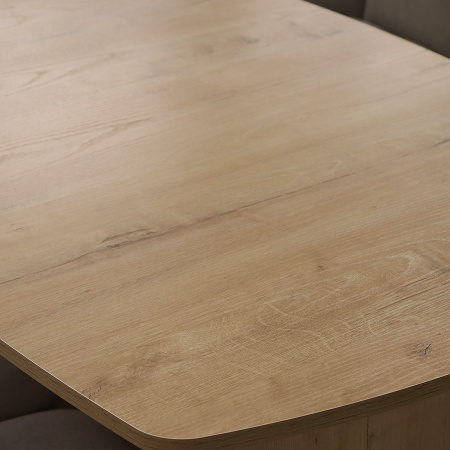 Обеденная группа, Дуб Бунратти  (скамья, стол, табурет), ткань в ассорт