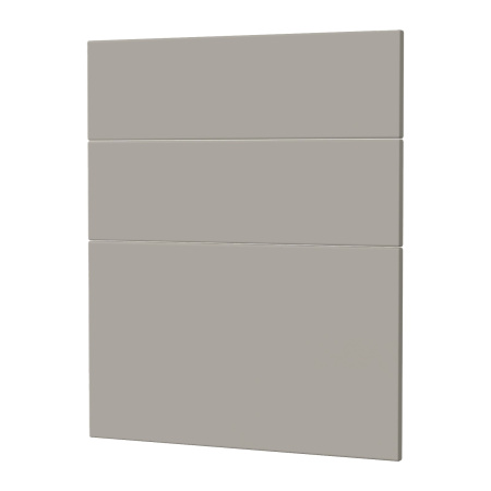 Фасад СЕРЫЙ МАТОВЫЙ 3 ящика 600