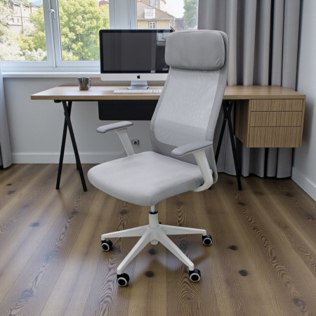 Кресло офисное 8361GR тканьYKX-100-1-LF/YKX-53-1HQ Газлифт.нейлон