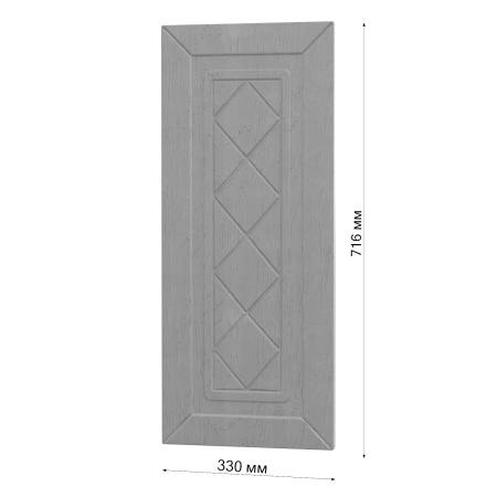 Фасад РОМБ серый 342 торцевой