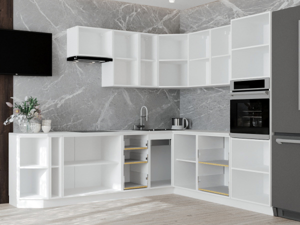 НОВА ВЫСОТА 900 Корпус шкафа настенного 1-но дверного 450 